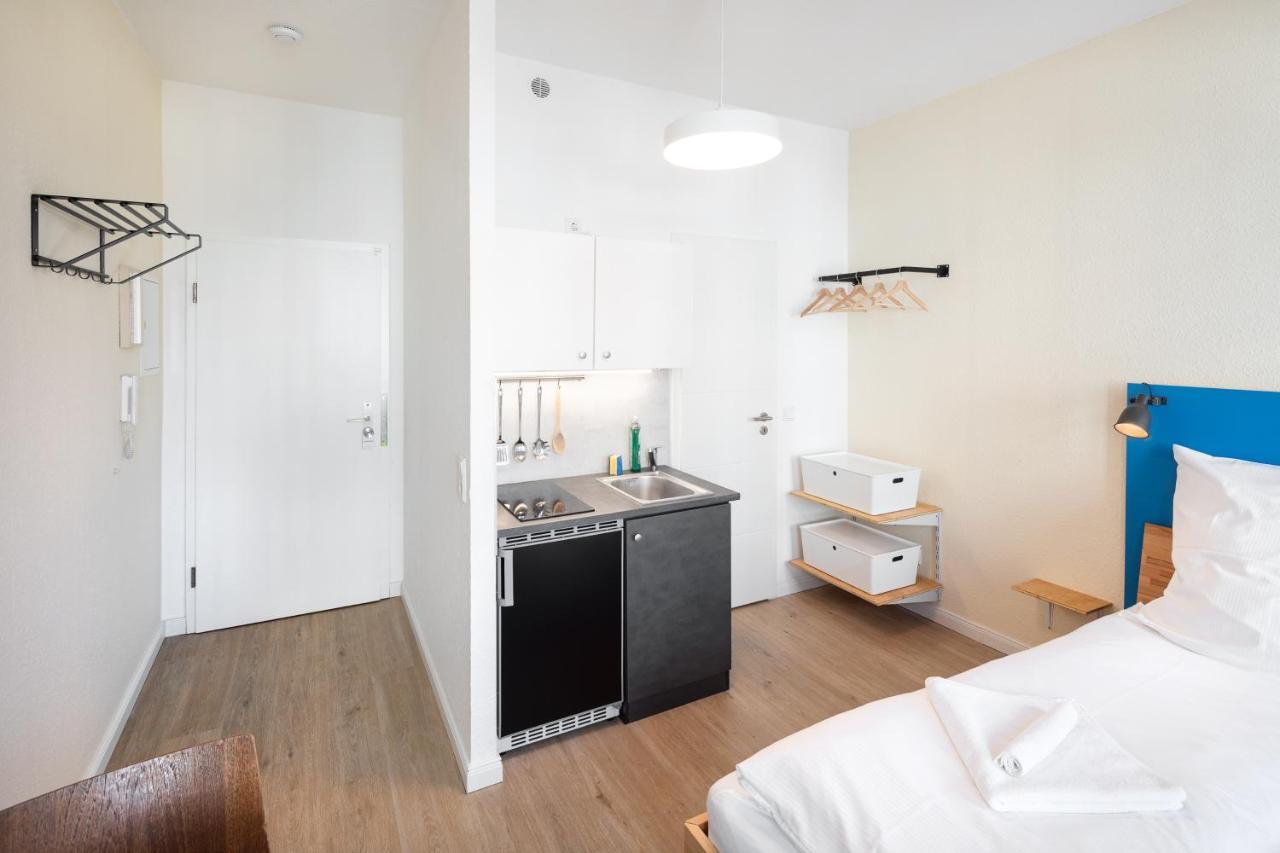 Tinytiny Modernes Studio Apartment In Plagwitz Leipzig Buitenkant foto